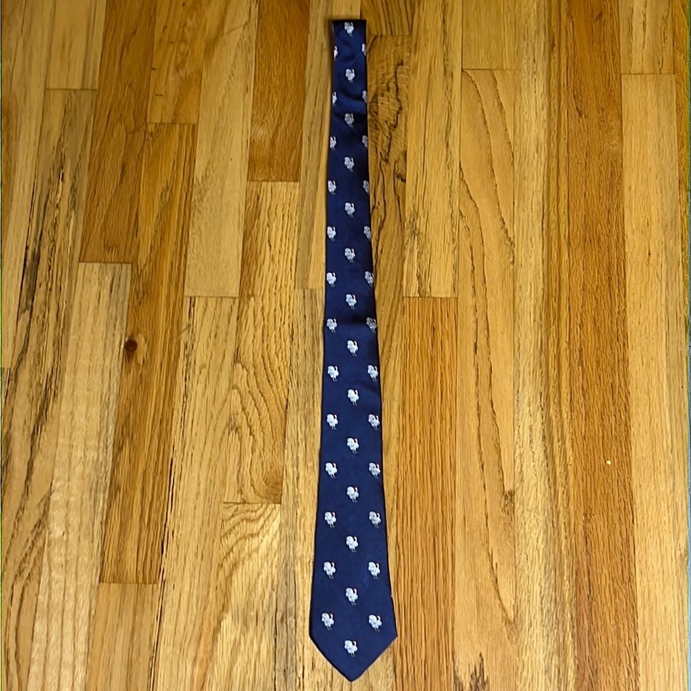 Hermes Silk Rooster Necktie